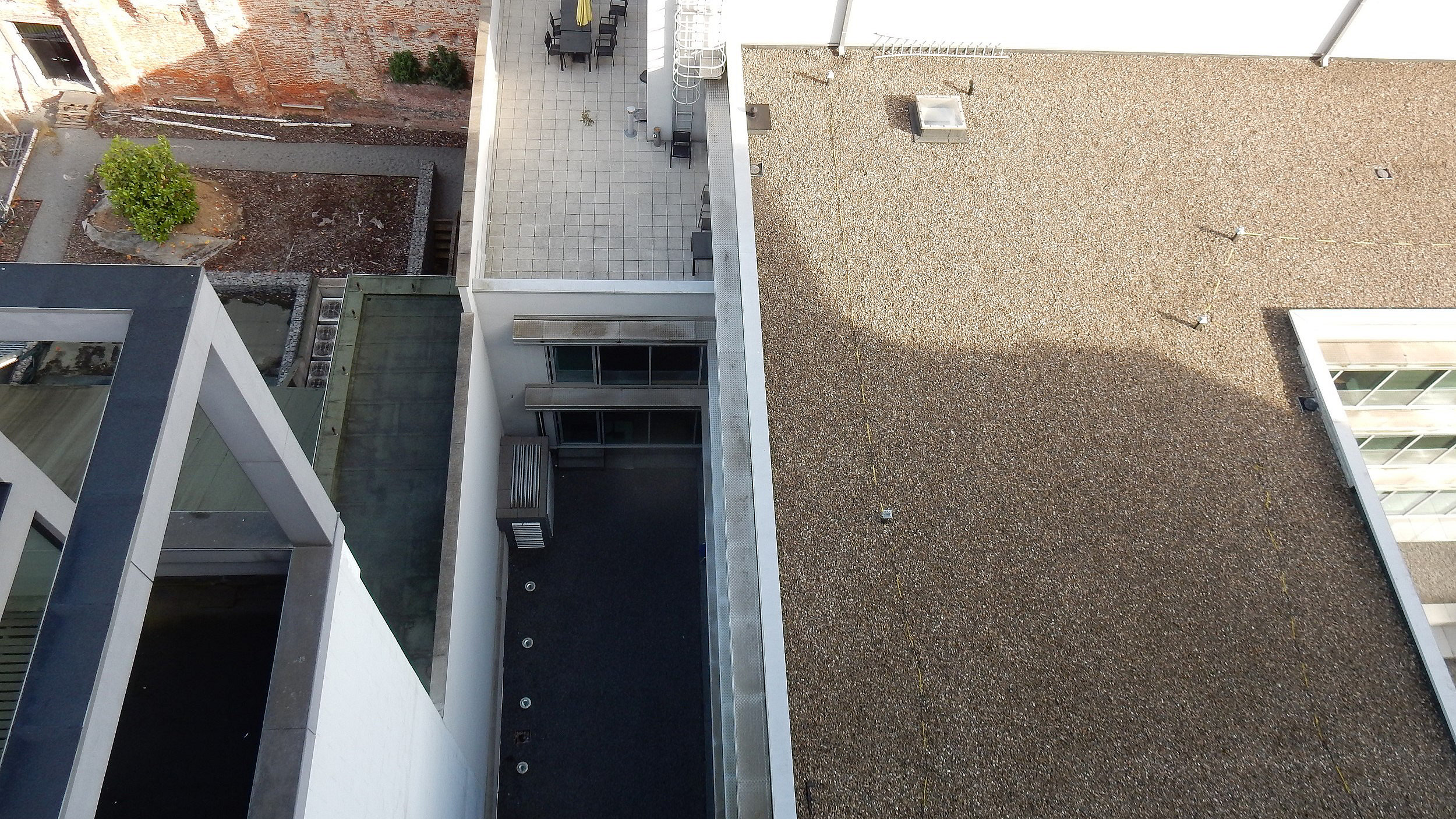 Aerial image of roof