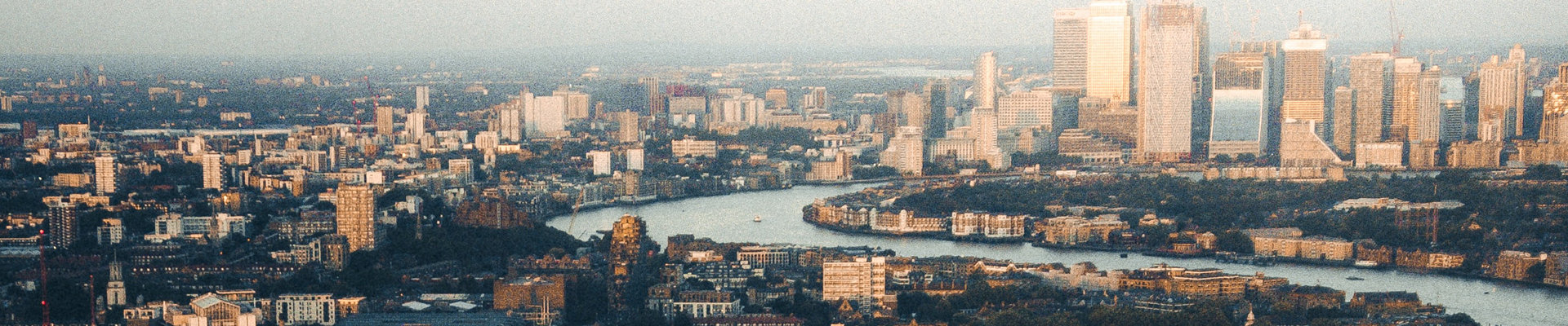 An aerial view of Tower Bridge London