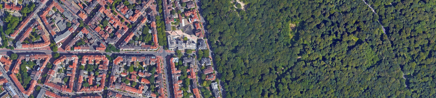 City and forest,  City of Hannover and forest of Eilenriede, looking down aerial view from above – Bird’s eye view Hannover, Germany; Shutterstock ID 2091394030; purchase_order: N/A; job: Website Update March 22; client: RICS_PP; other: 