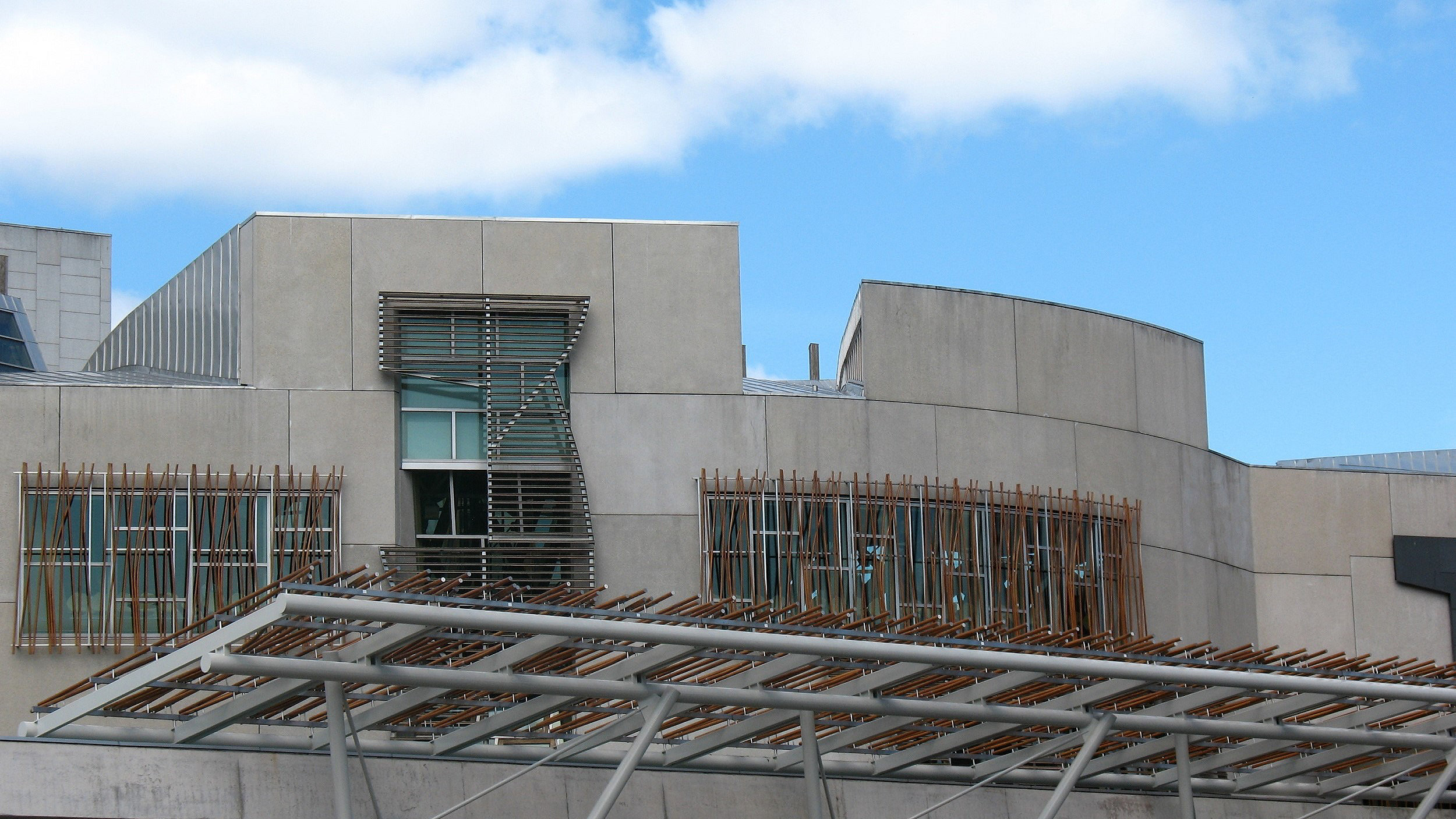 Scotland parliament building exterior