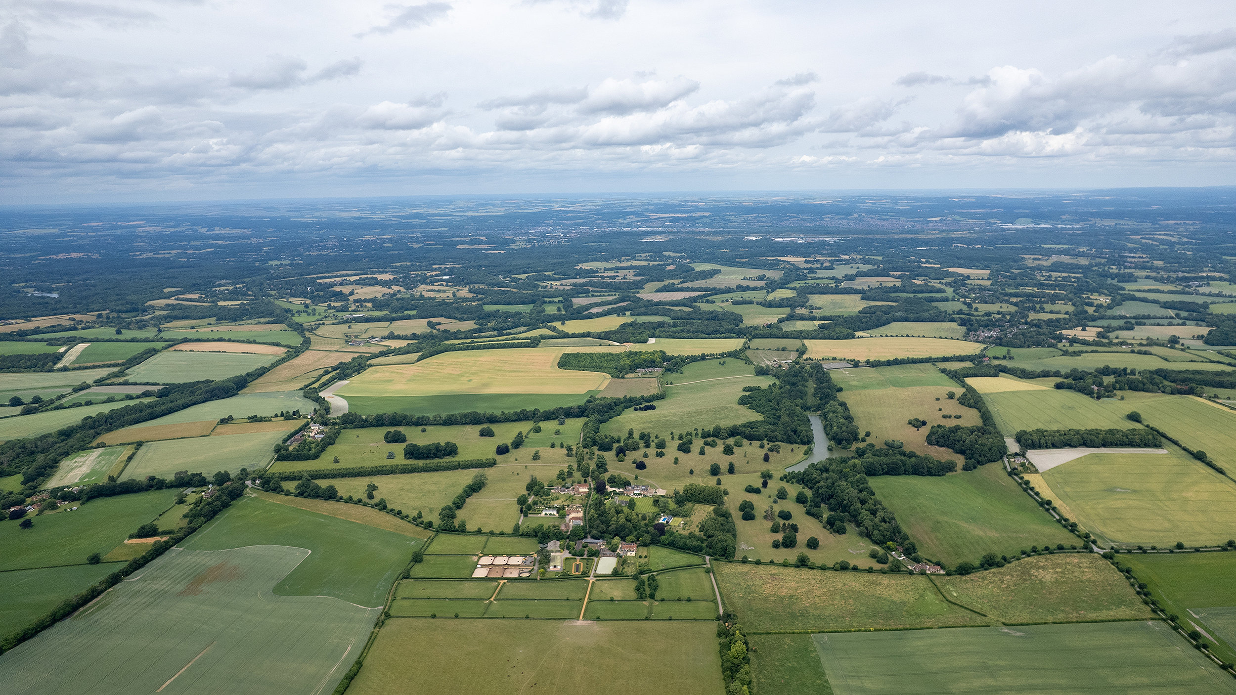 UK farmland, summer