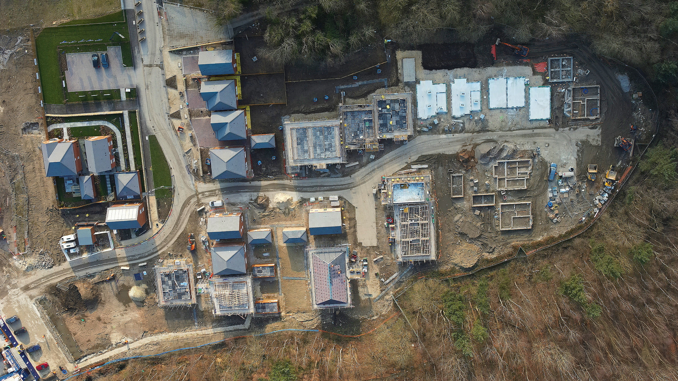 High accuracy UAV photogrammetry for as-built project progress analysis. © Terra Measurement