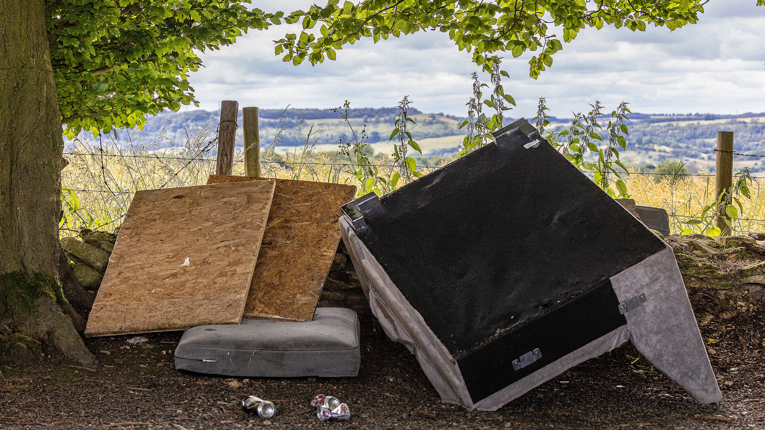 What to do when someone fly-tips on your land