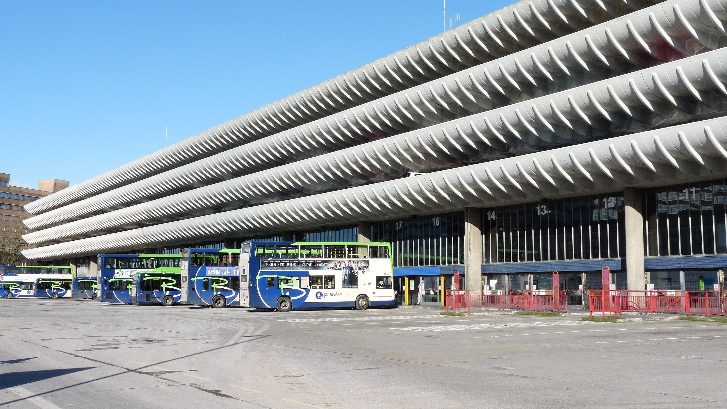 Preston bus station multi storey car park 