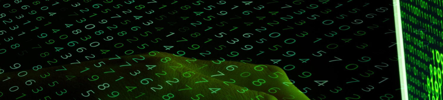 Digital keyboard person typing visualisation