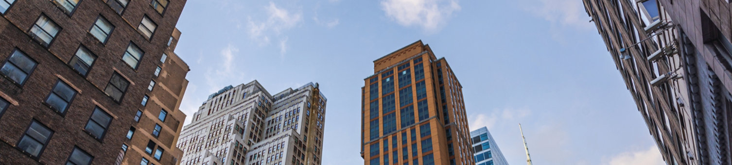 Tall buildings in a city setting