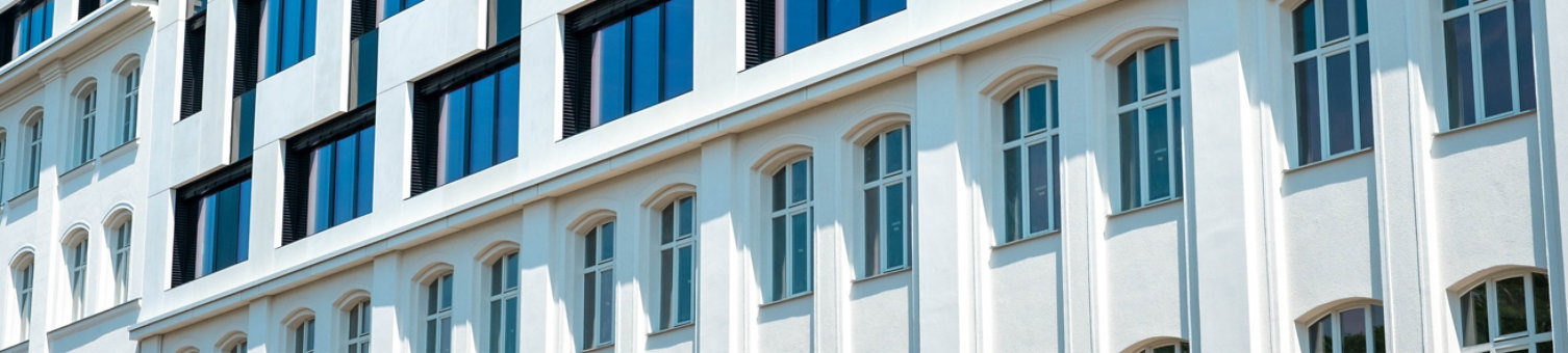 modern apartment building exterior or office building facade ,