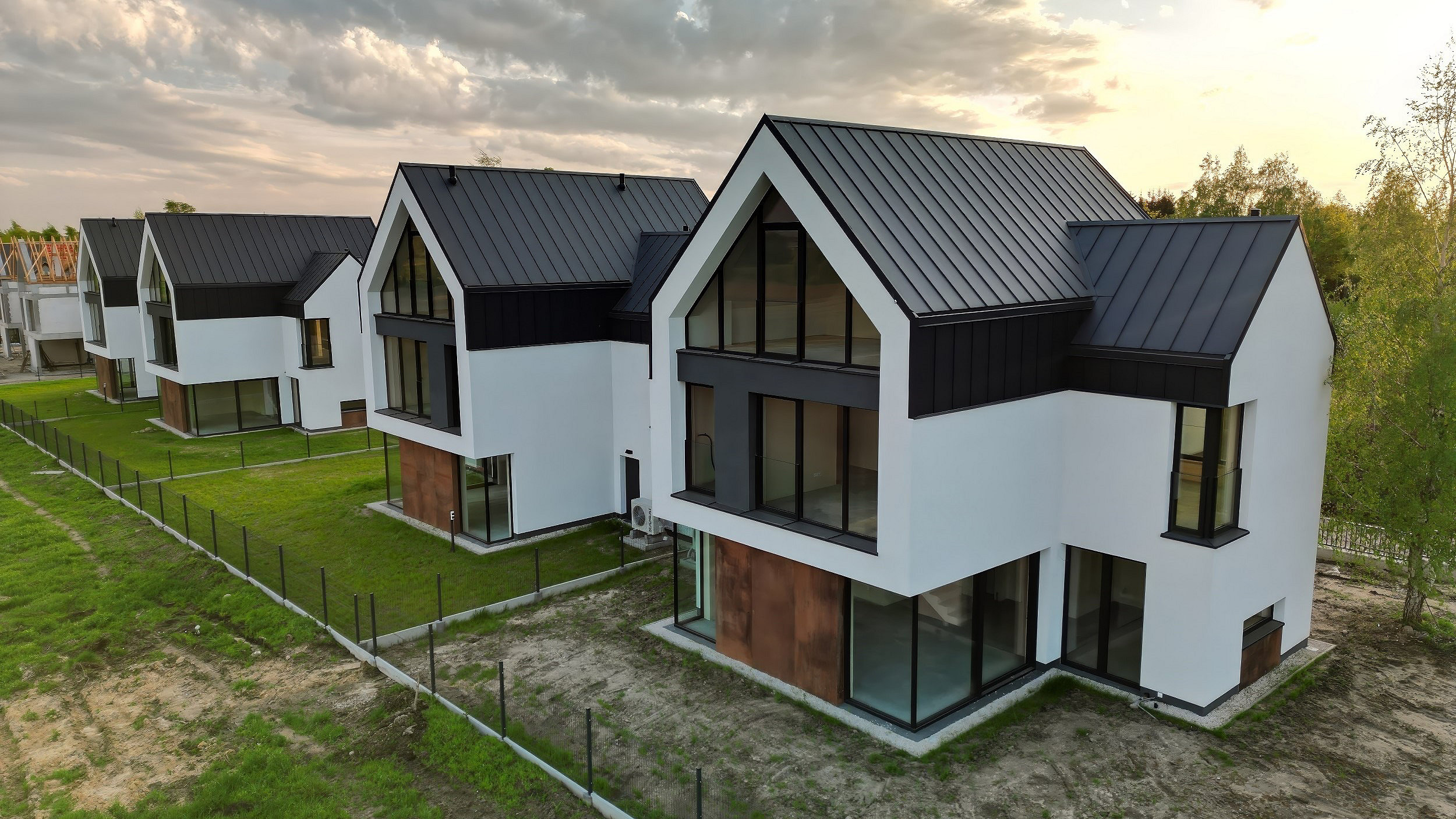Passivhaus dwellings near completion