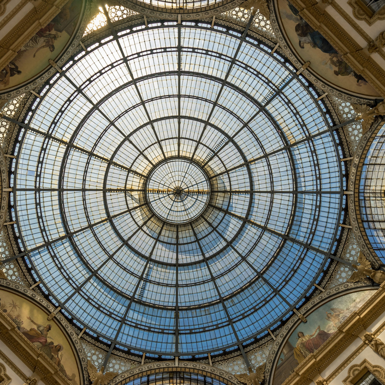 Galleria Vittorio Emanuele II - glass ceiling; Shutterstock ID 1588565575; purchase_order: N/A; job: RICS Valuation Milan; client: RICS_PP; other: 