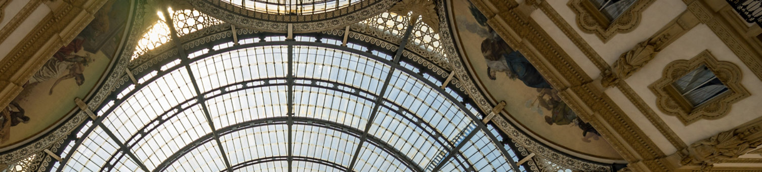 Galleria Vittorio Emanuele II - glass ceiling; Shutterstock ID 1588565575; purchase_order: N/A; job: RICS Valuation Milan; client: RICS_PP; other: 