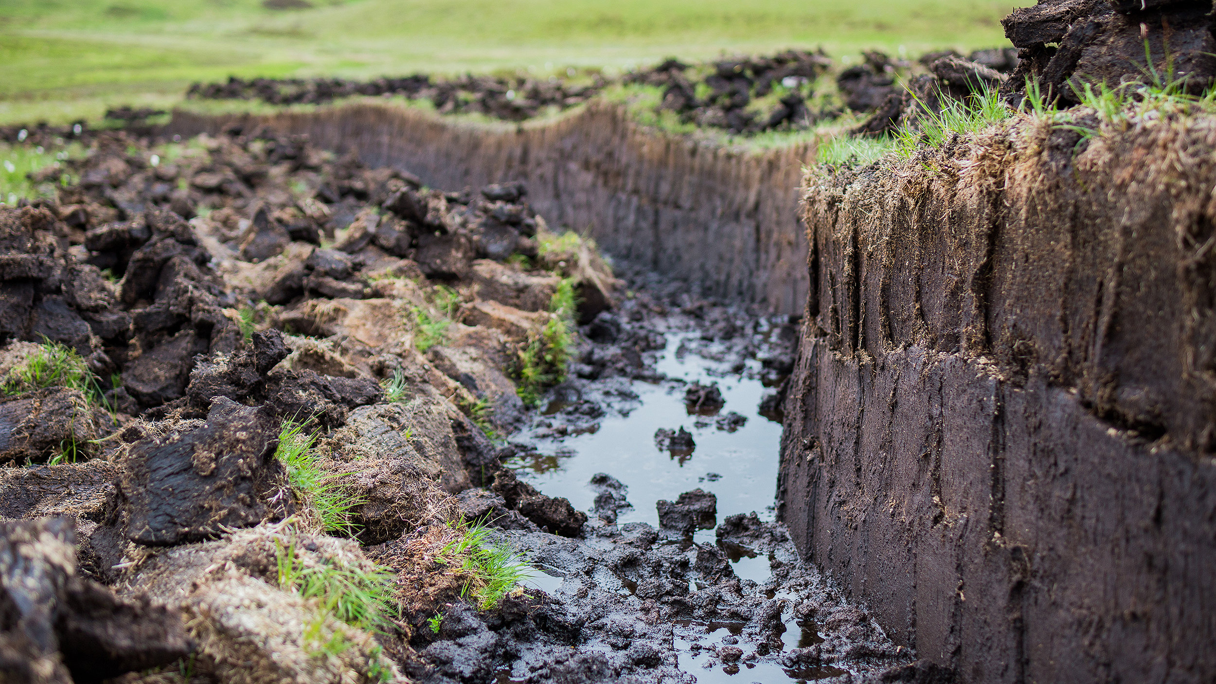 Peat digging 
