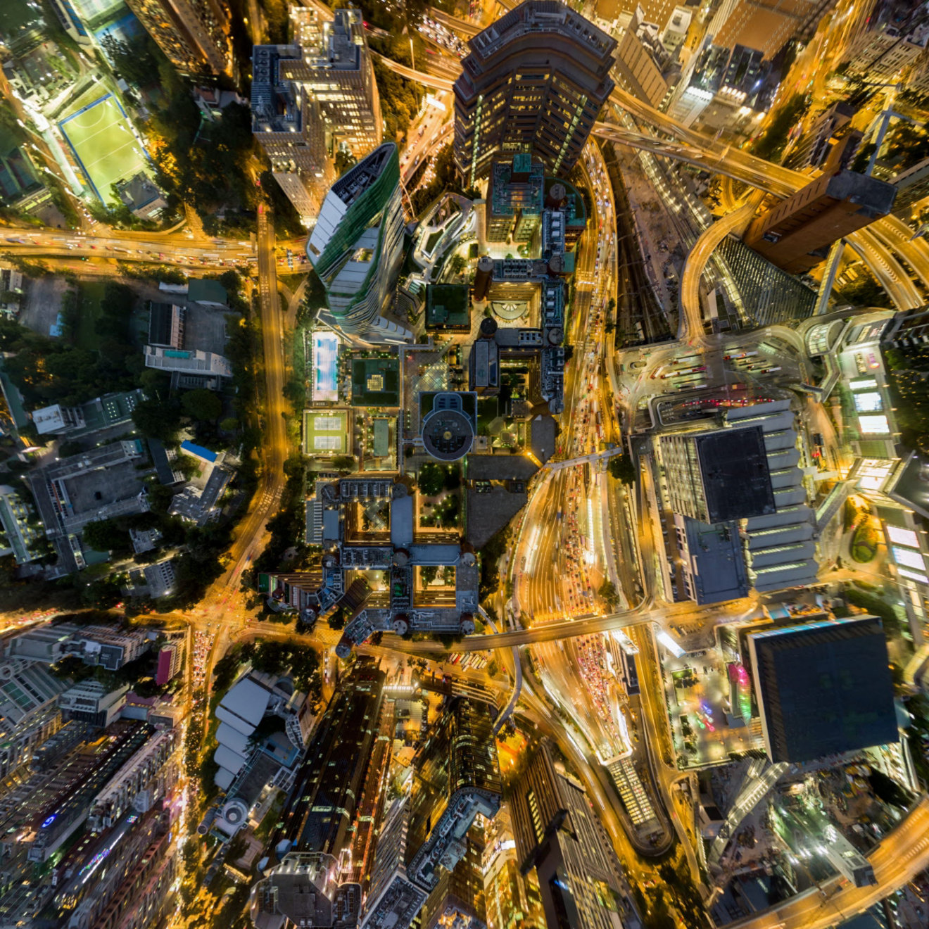 Hong Kong birds eye view