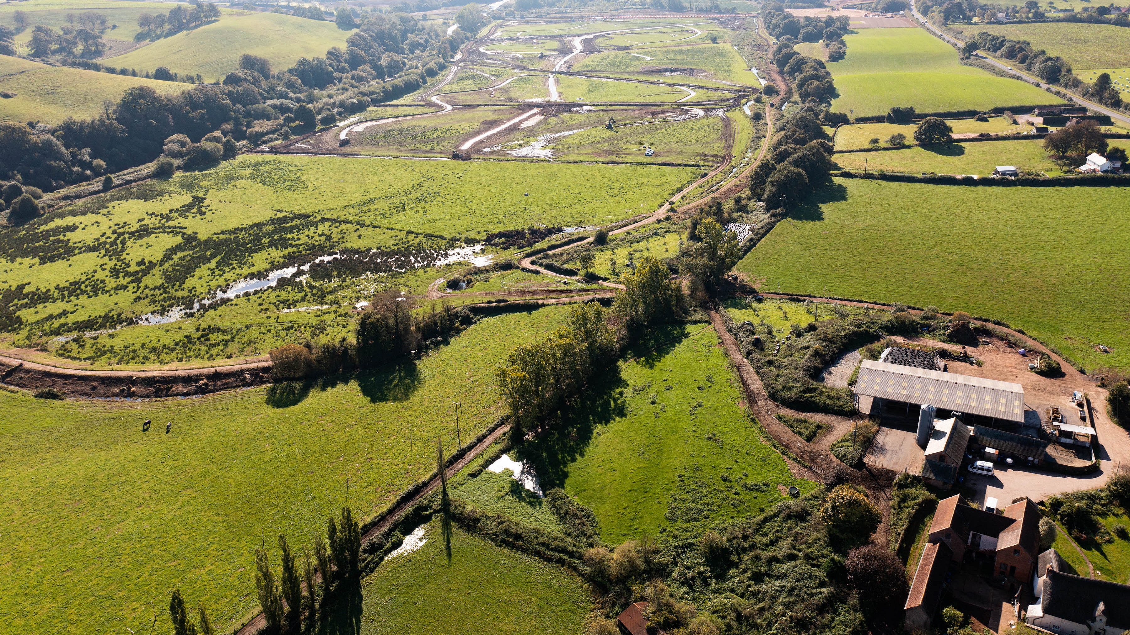 Lower Otter Valley Climate Adaption scheme reconnects a river with its floodplain and creates scarce salt marsh and mud flat habitat