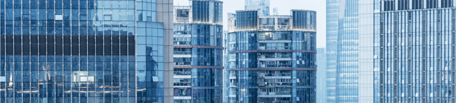 Inner-City-High-Rise-Buildings-Glass-Windows