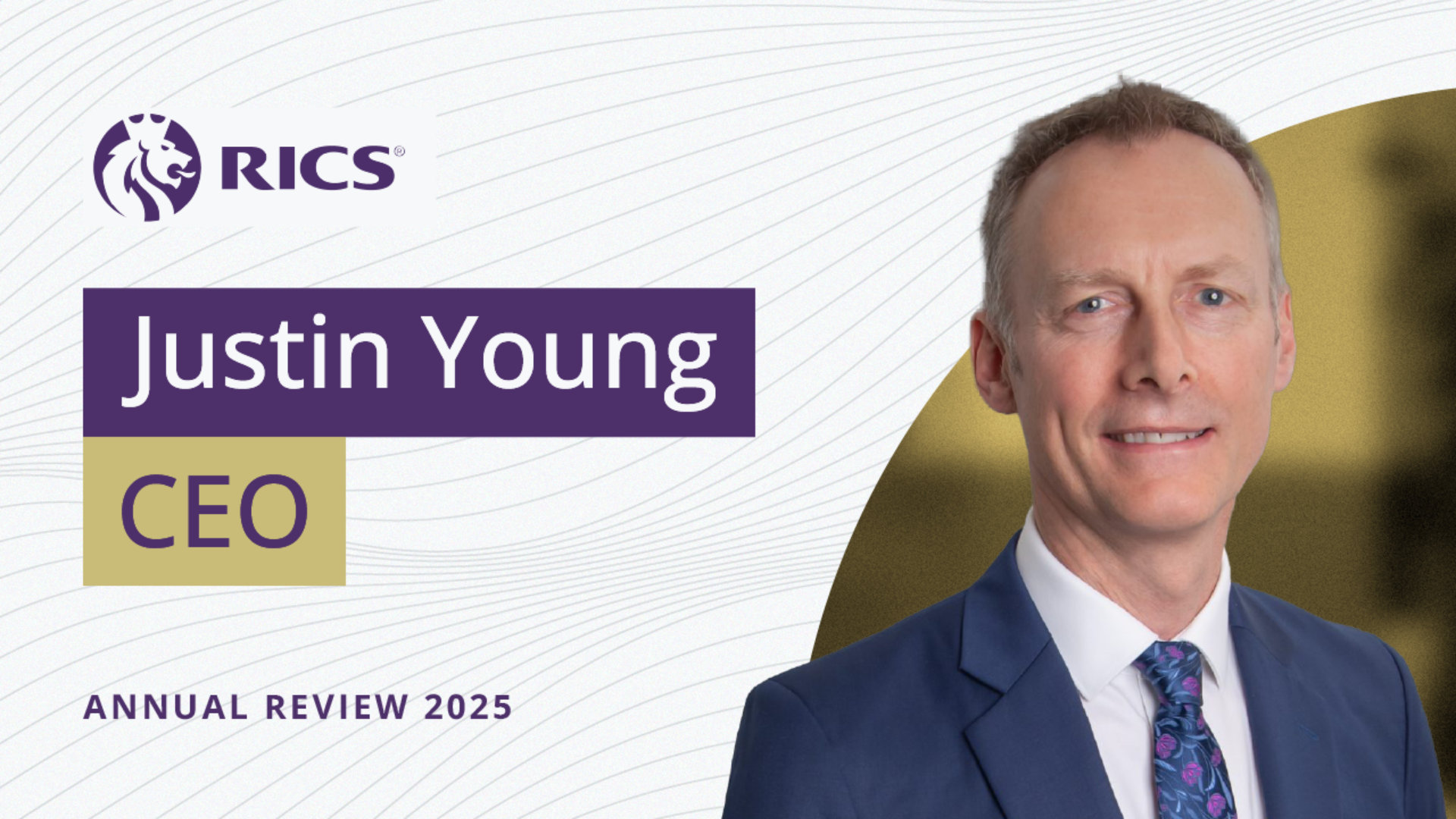 Justin Young, CEO, RICS