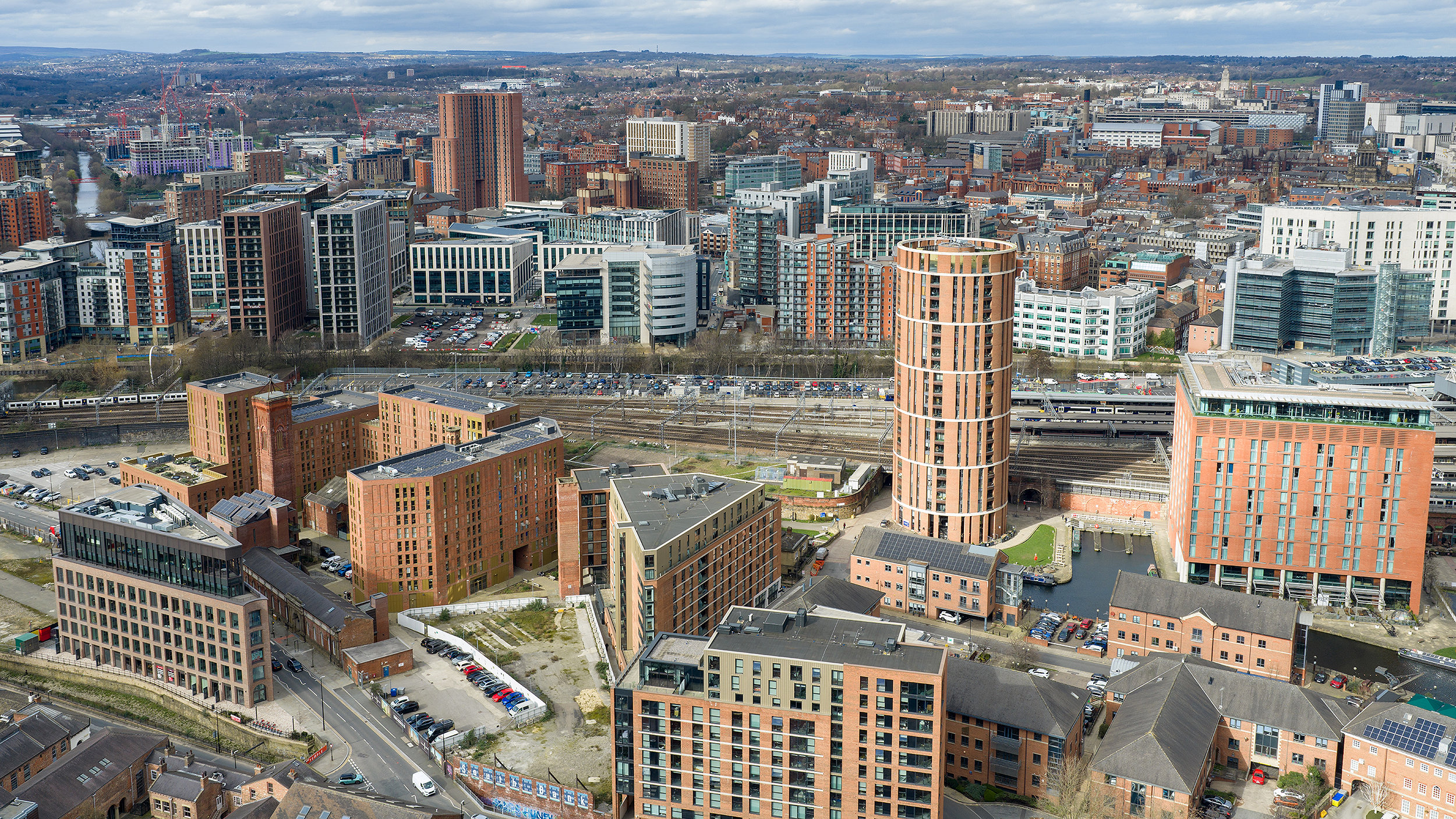 Leeds city centre buildings