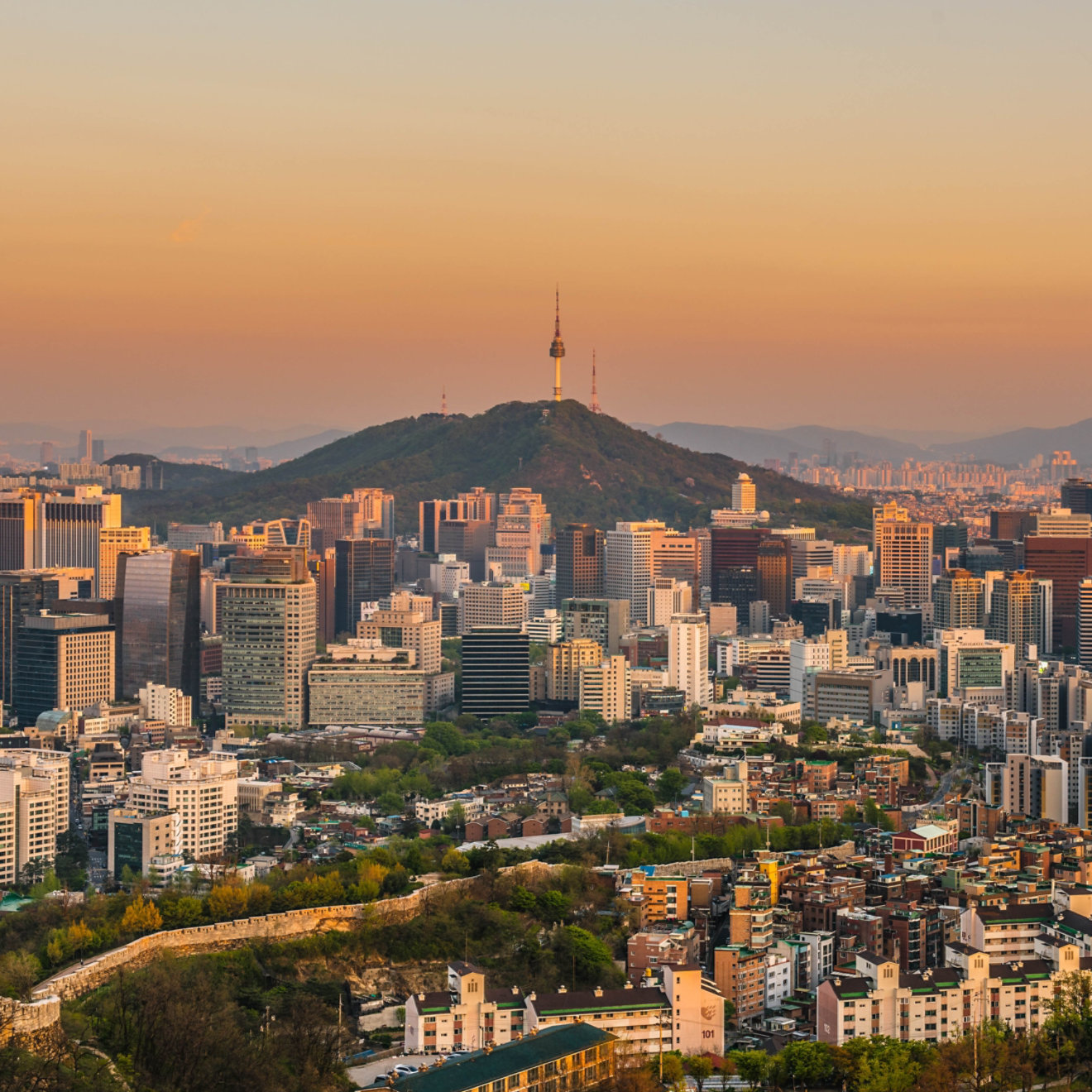 Seoul City Skyline, The best view of South Korea.