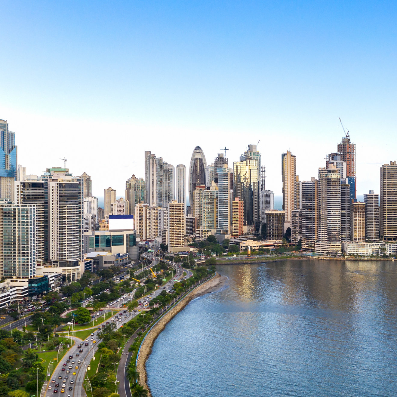 Panama City, Panama Panorama Aerial