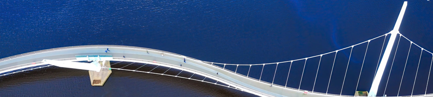 Bridge on water