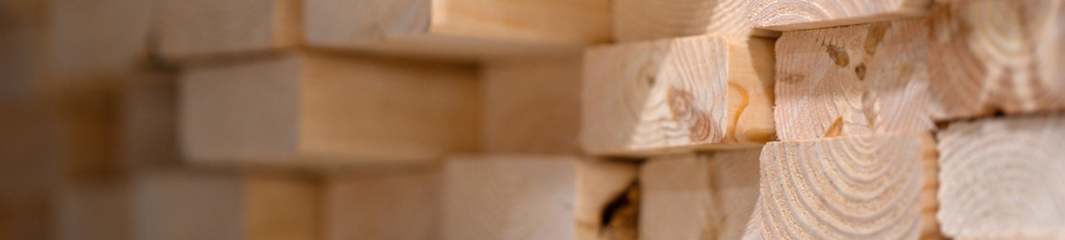 Planks of wood in a pile