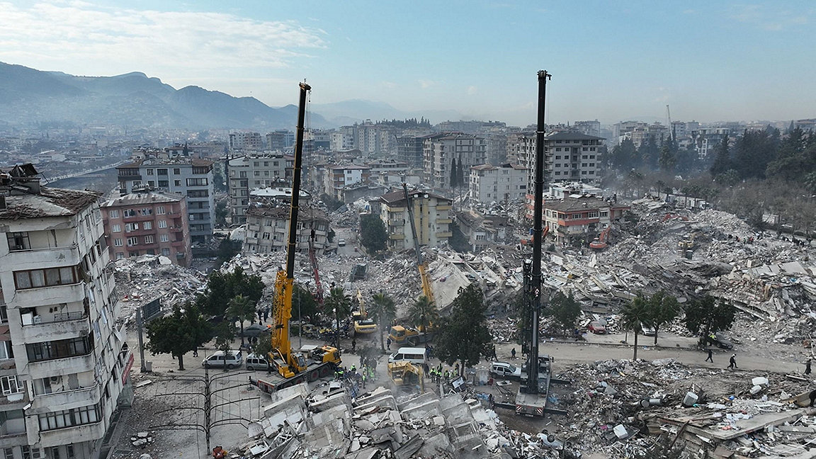 Kahramanmaras, Türkiye after earthquake