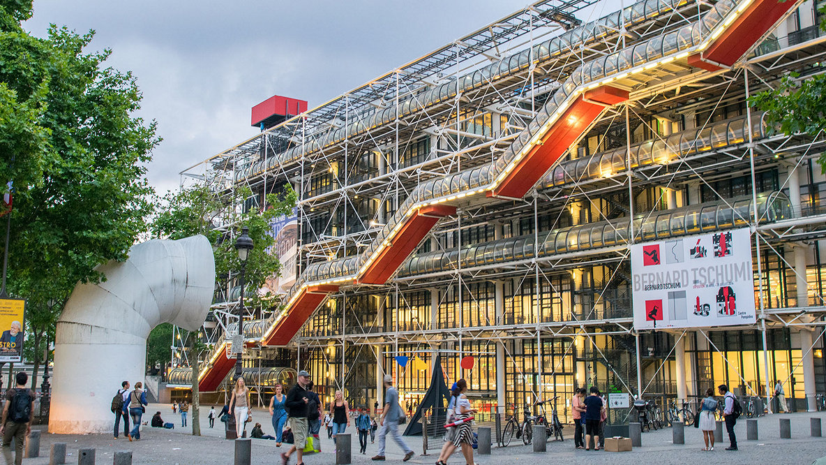 Buildings that elevated cities: the Pompidou Centre