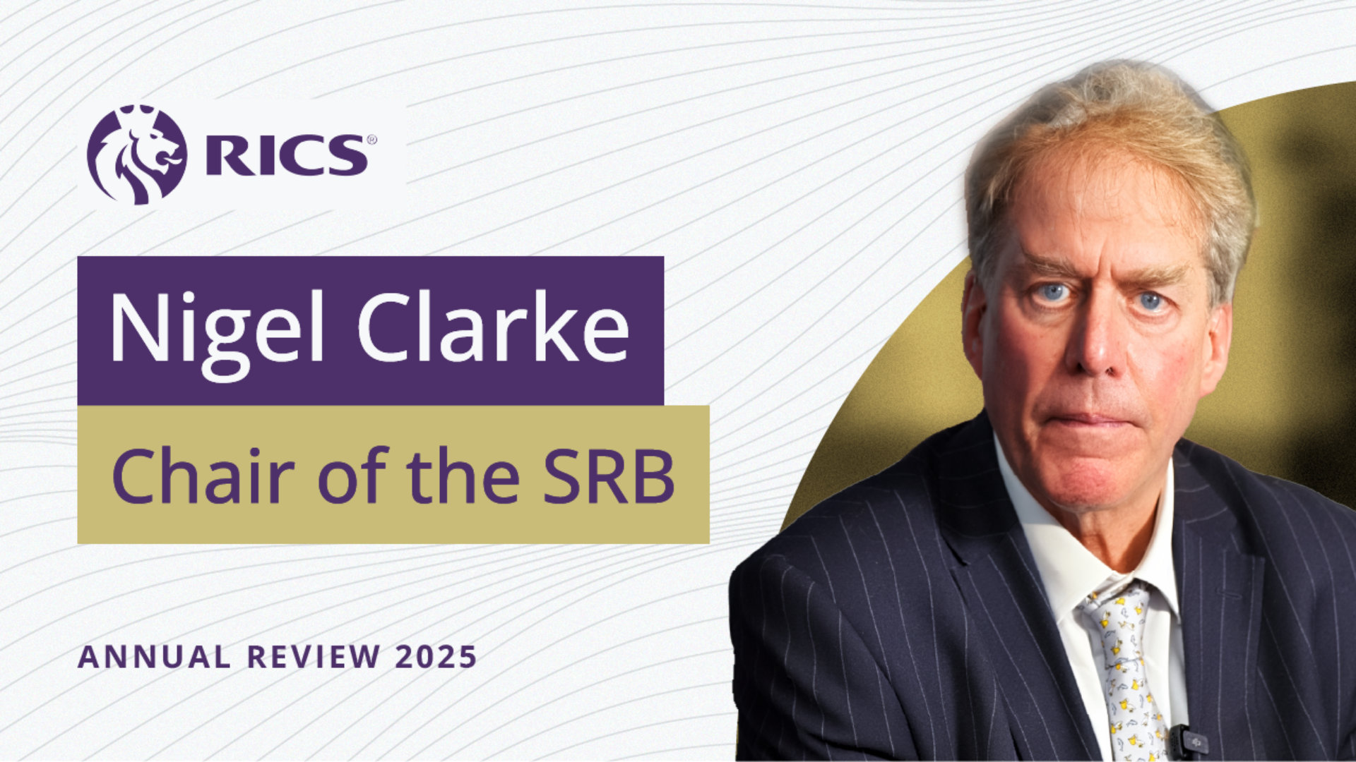 Nigel Clarke, Chair of the SRB