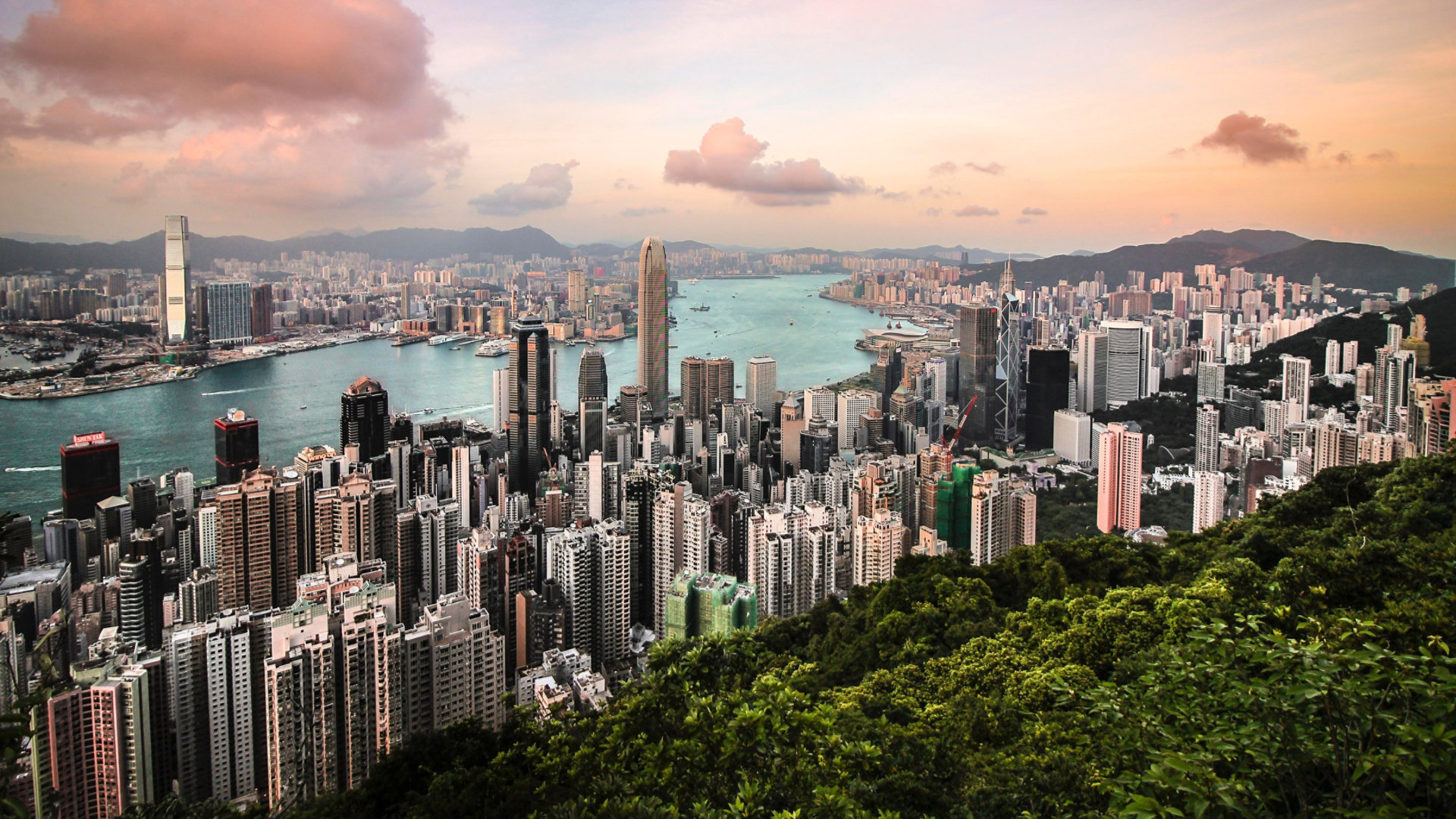 Hong Kong city view