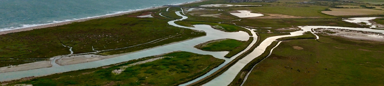 Landscape with a coast and rivers