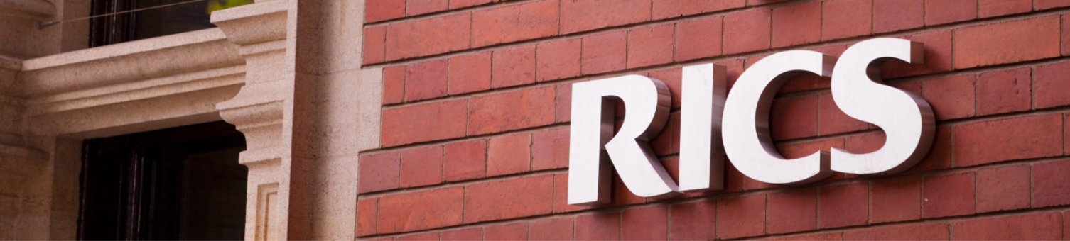 RICS logo on the side of HQ building