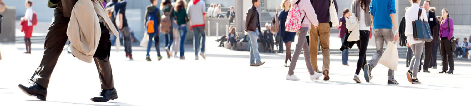 People walking