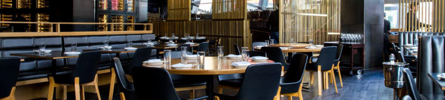 Restaurant with tables and chairs