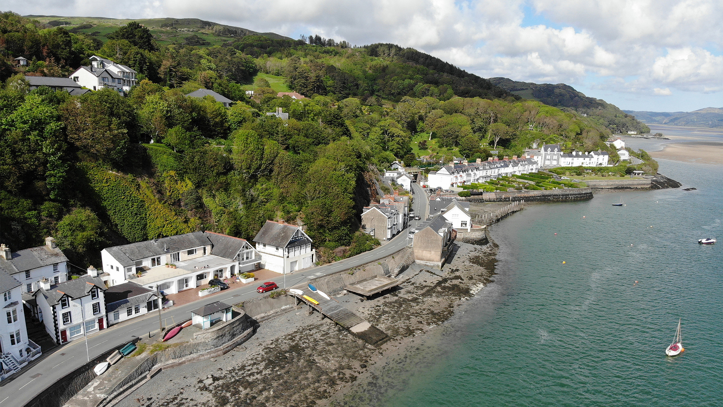 Aberdovey, Snowdonia, looking up the estuary