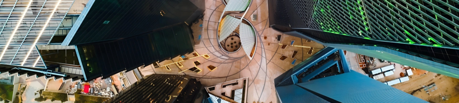 Riyadh's financial district from above