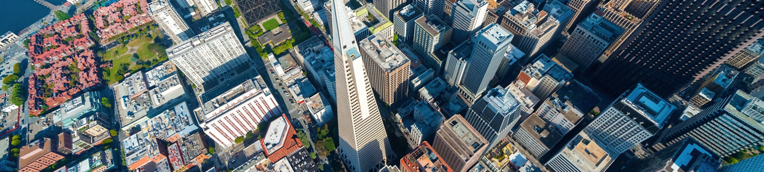San Francisco downtown area from above