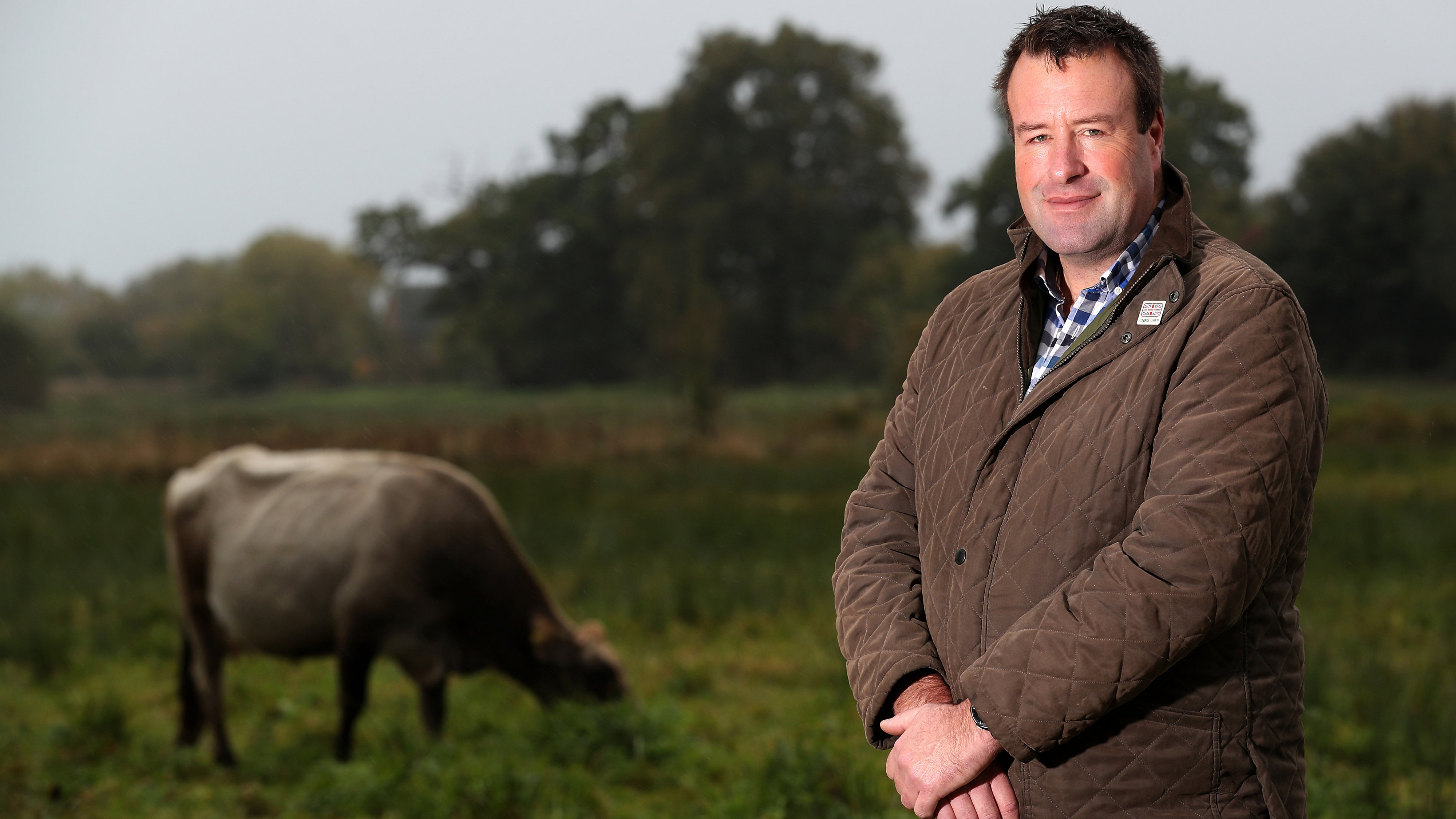 Stuart Roberts on farm