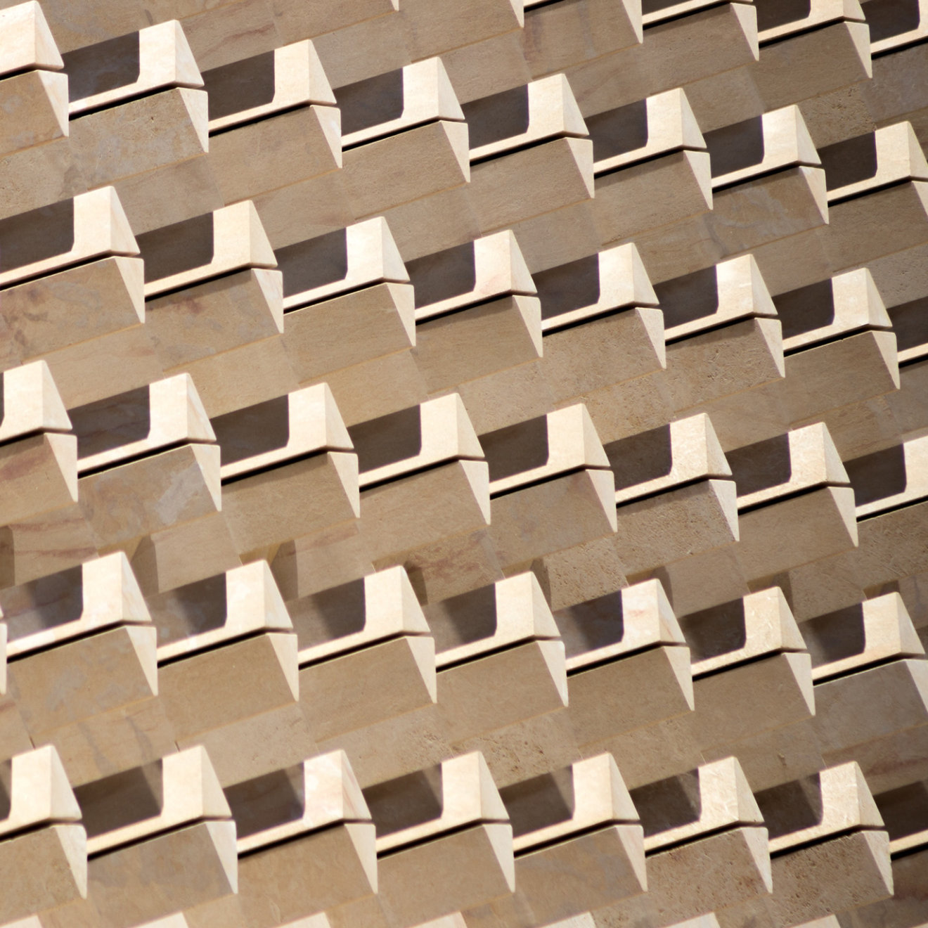 An abstract image of a building exterior