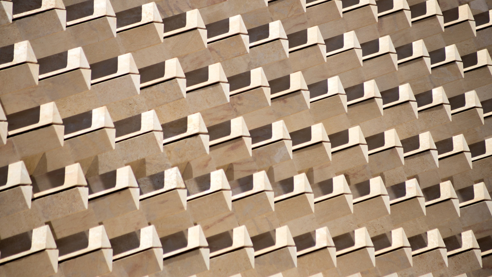 An abstract image of a building exterior