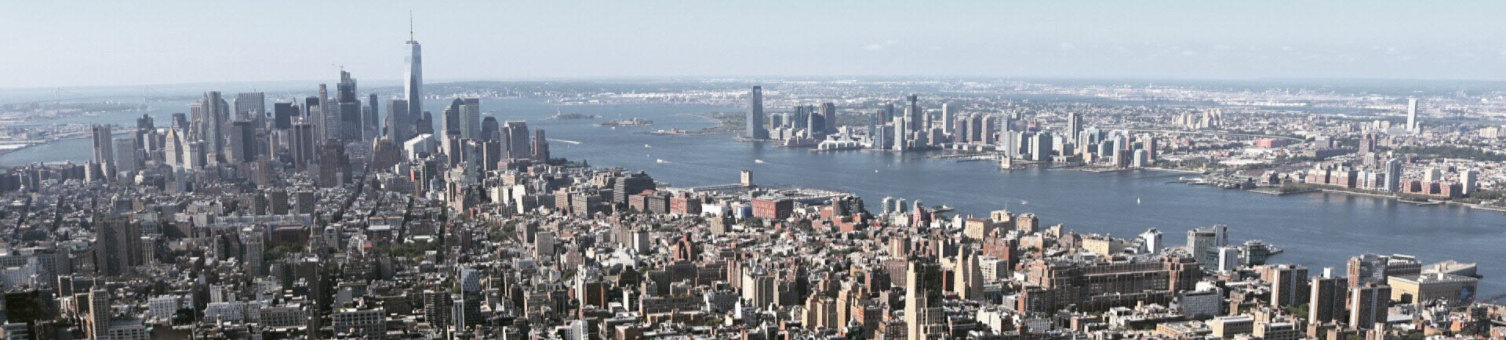 Aerial view of New York City