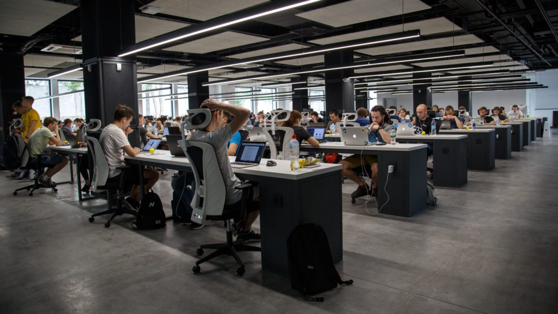 Open plan office