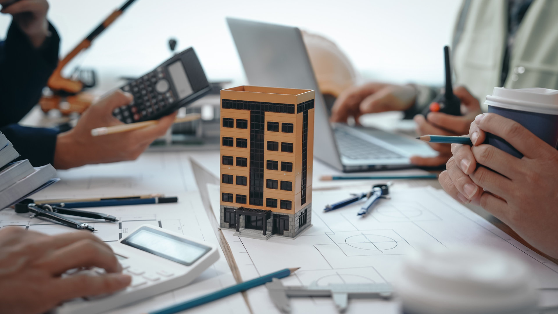 architects working on a table