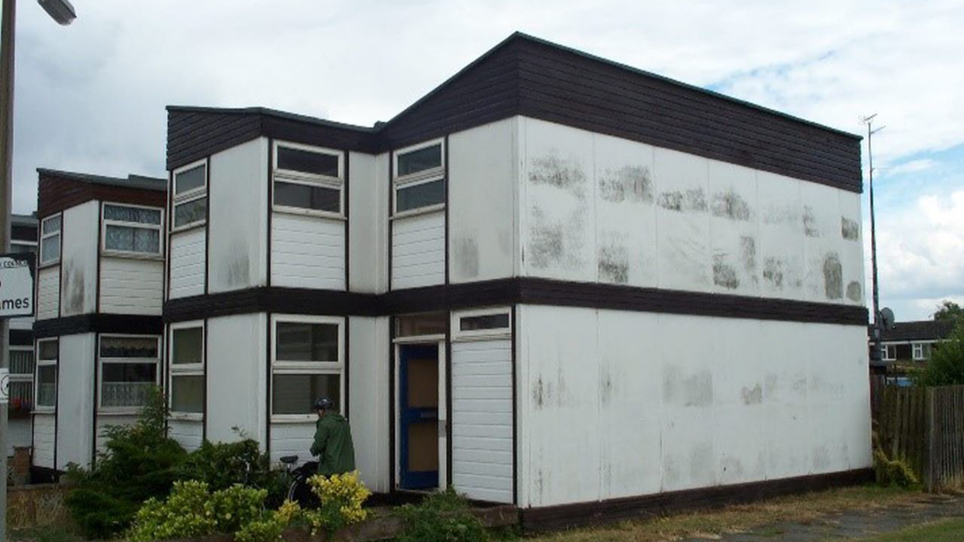 Prefabricated residential property with extensive use of asbestos both internally and externally