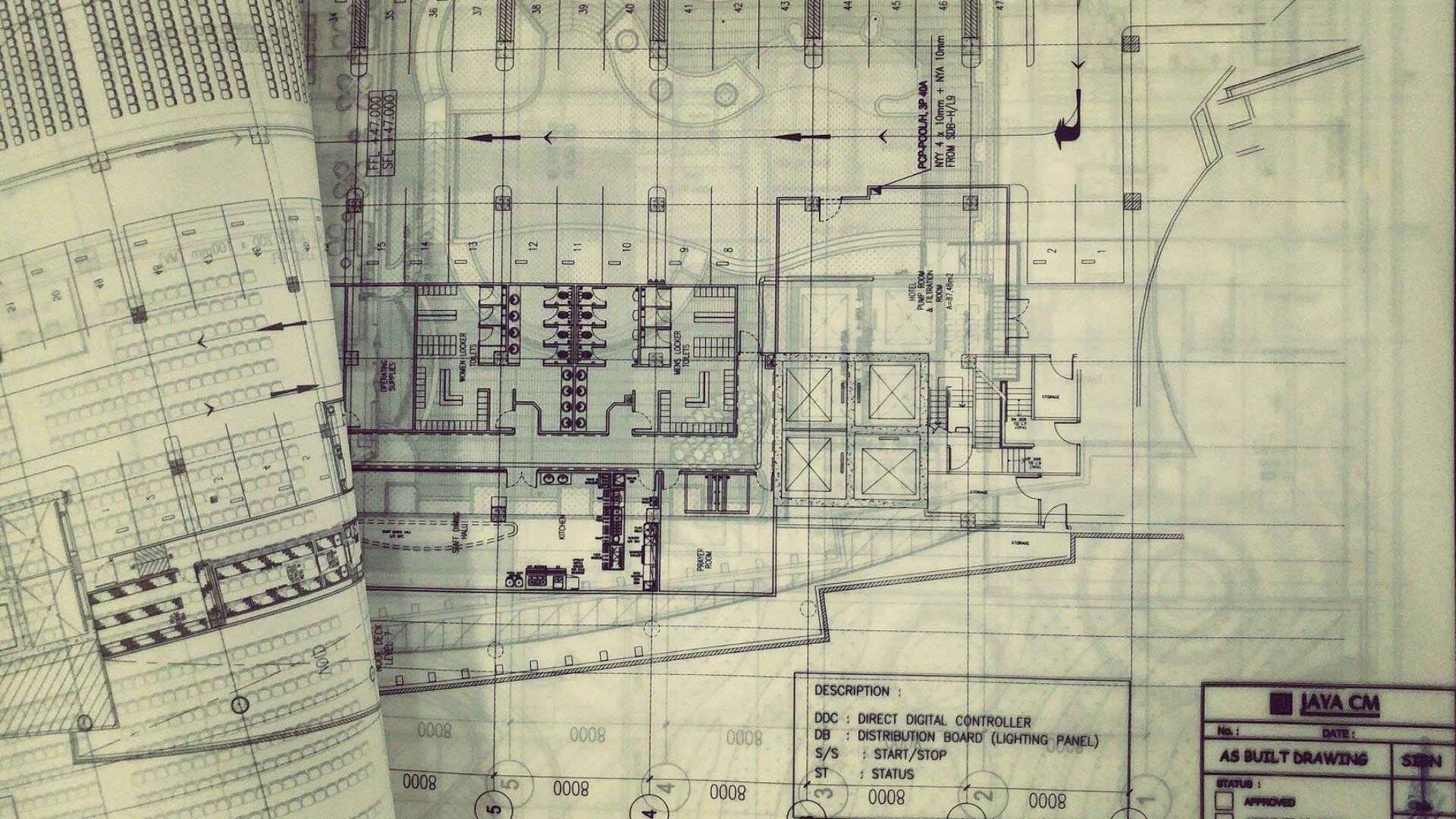 Construction blueprints