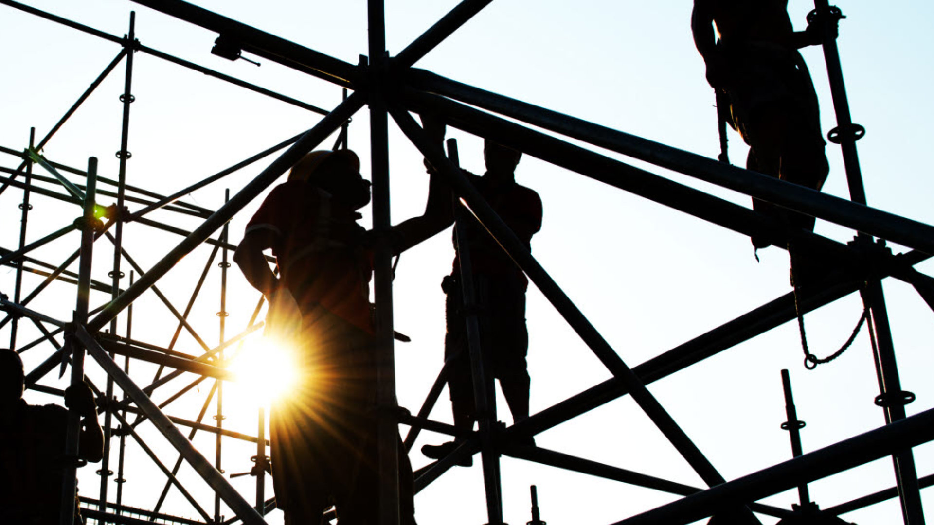 construction workers, scaffolding, construction site,230118, SB