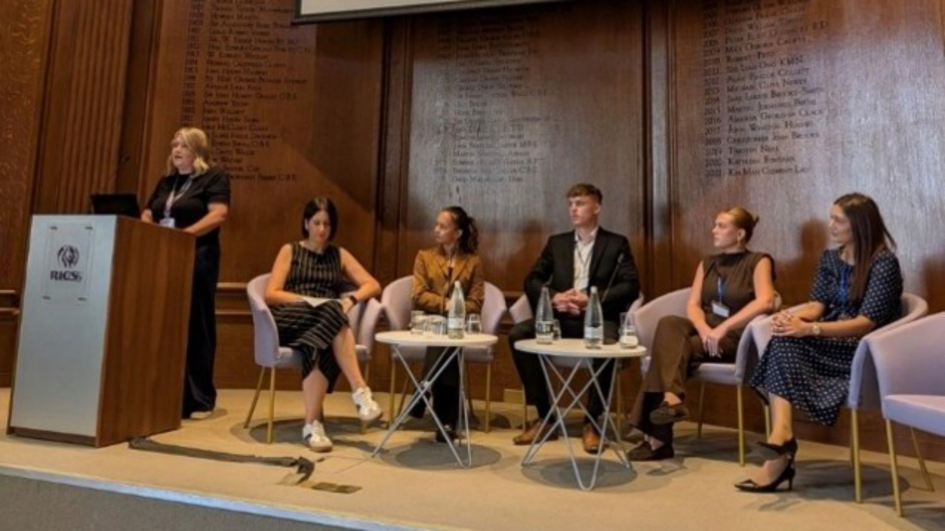 Danni Foster with the Next Generation Panel 