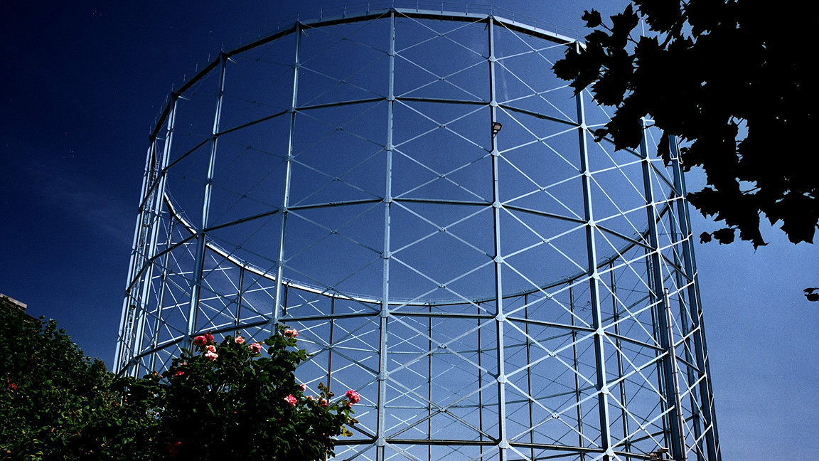 decommissioned gasholder