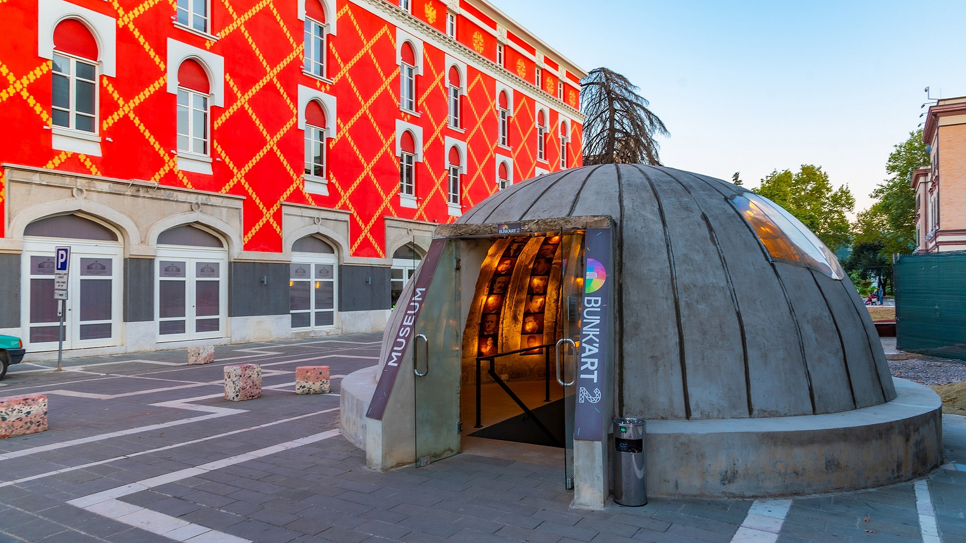 Photo of converted Albanian bunker