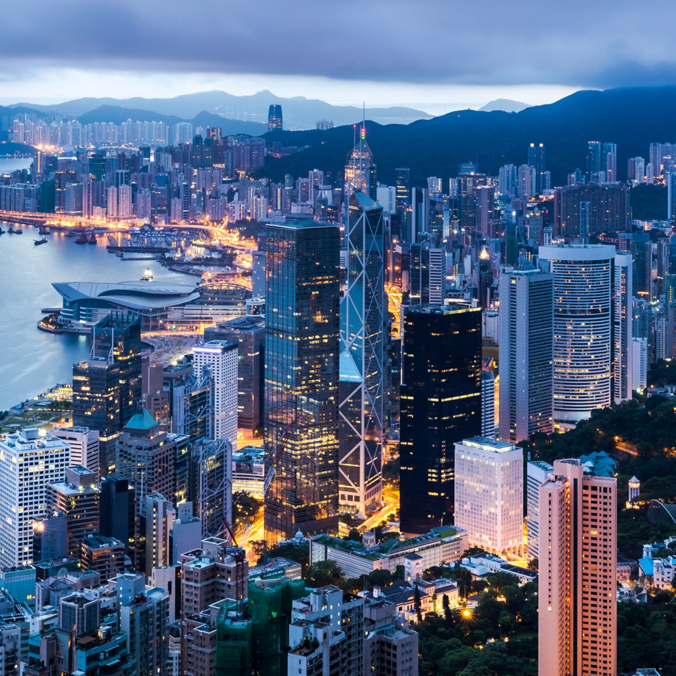 Hong Kong city view