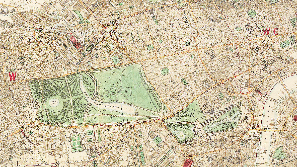 Exploring London’s infrastructure with a historic map