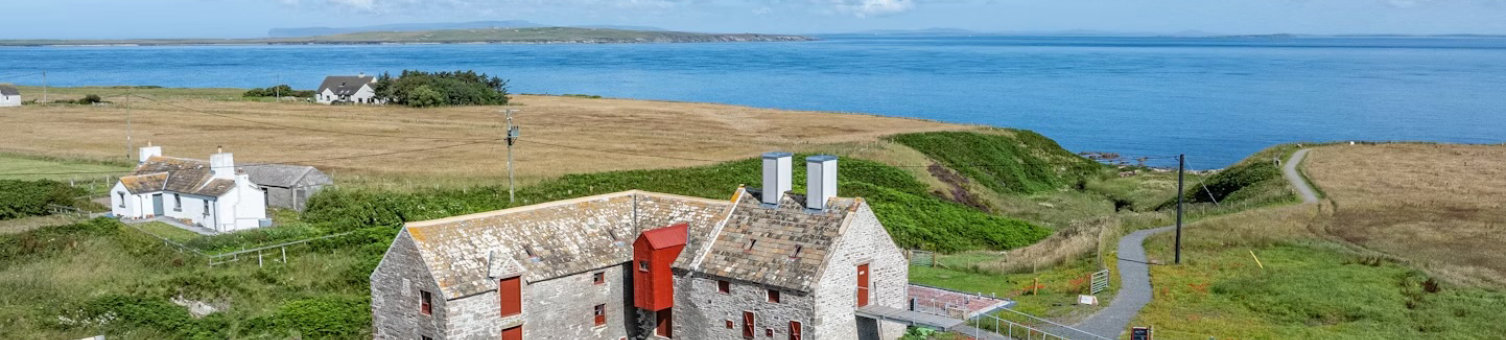 Arial view of John O'Groats Mill